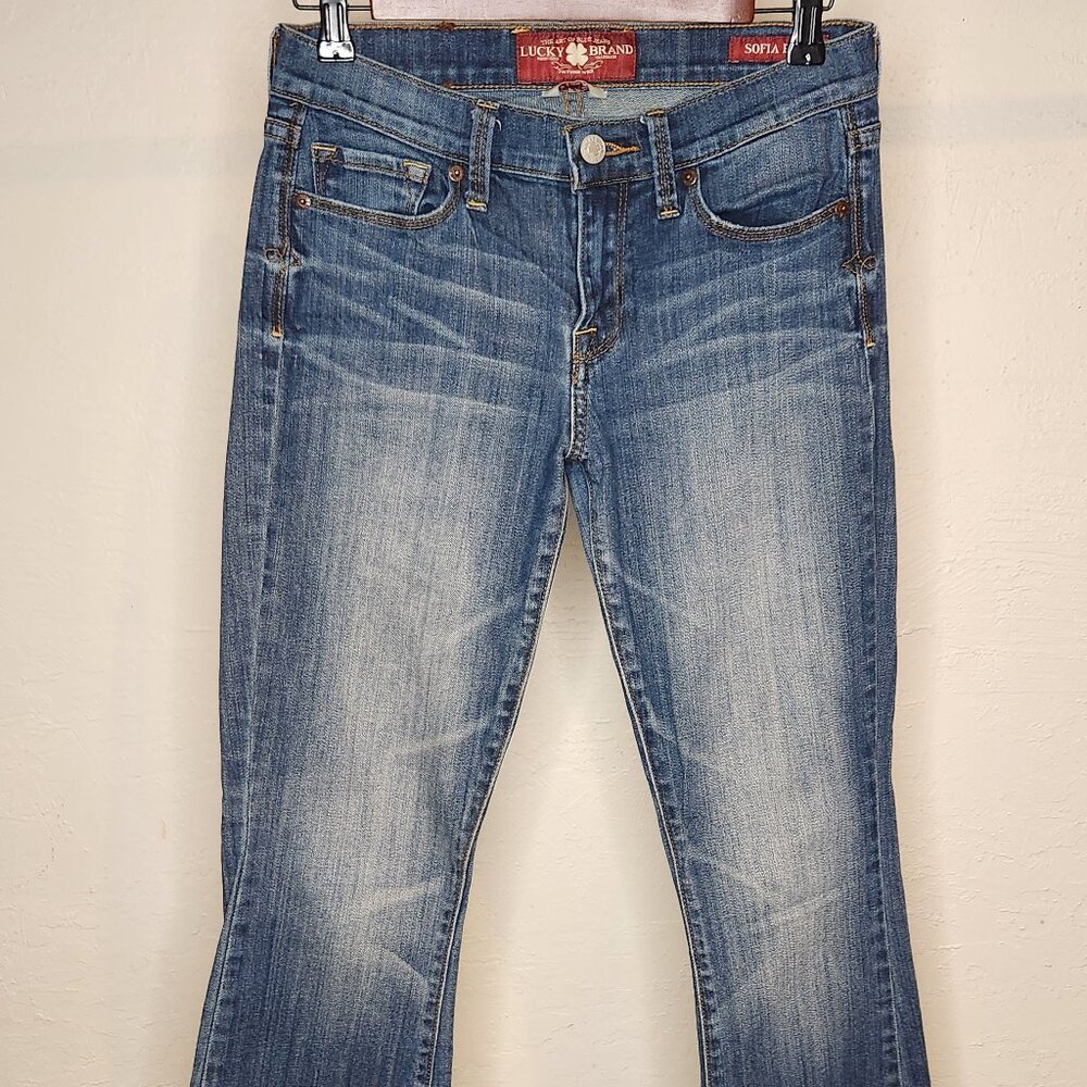 Lucky Brand Sofia Boot Jeans – Size 4 / 27 Ankle – Light/Medium Wash